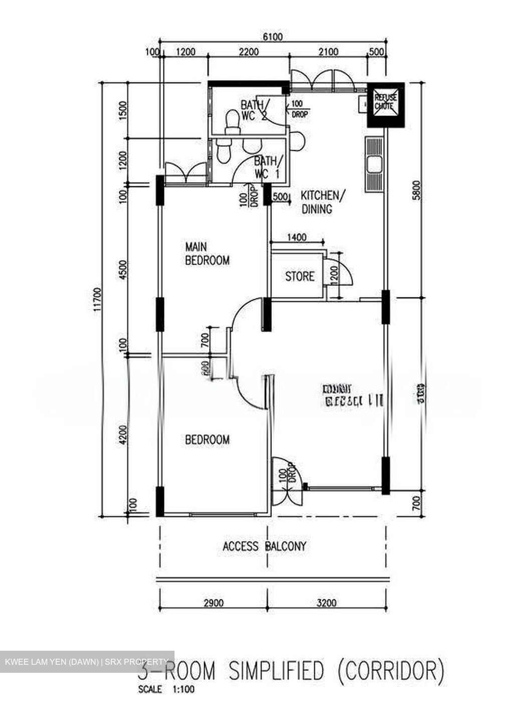 Blk 116 Bishan View (Bishan), HDB 3 Rooms #630704401